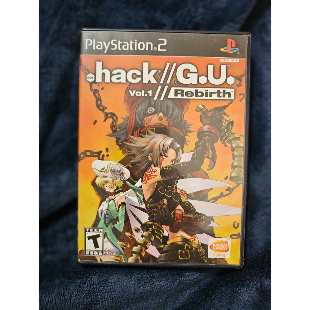 .hack//G.U. Vol. 1 Rebirth Sony PlayStation 2 PS2 Action RPG Bandai Namco CIB